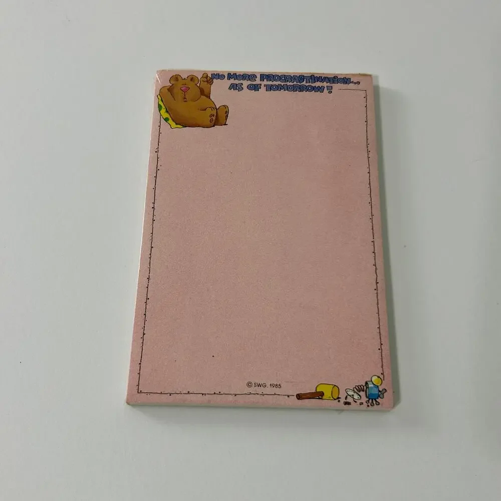 Vintage Stationery Lot of 9 Hallmark Shoebox Sticky Notes Notepad